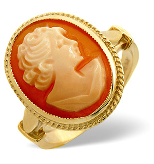 Cameo Ring Cameo 9K Yellow Gold