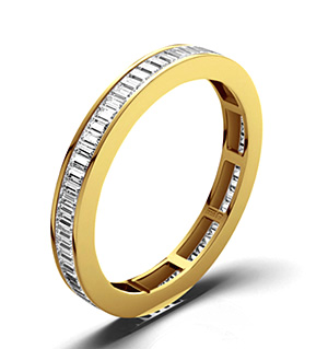 GRACE 18K Gold DIAMOND FULL ETERNITY RING 1.00CT H/SI