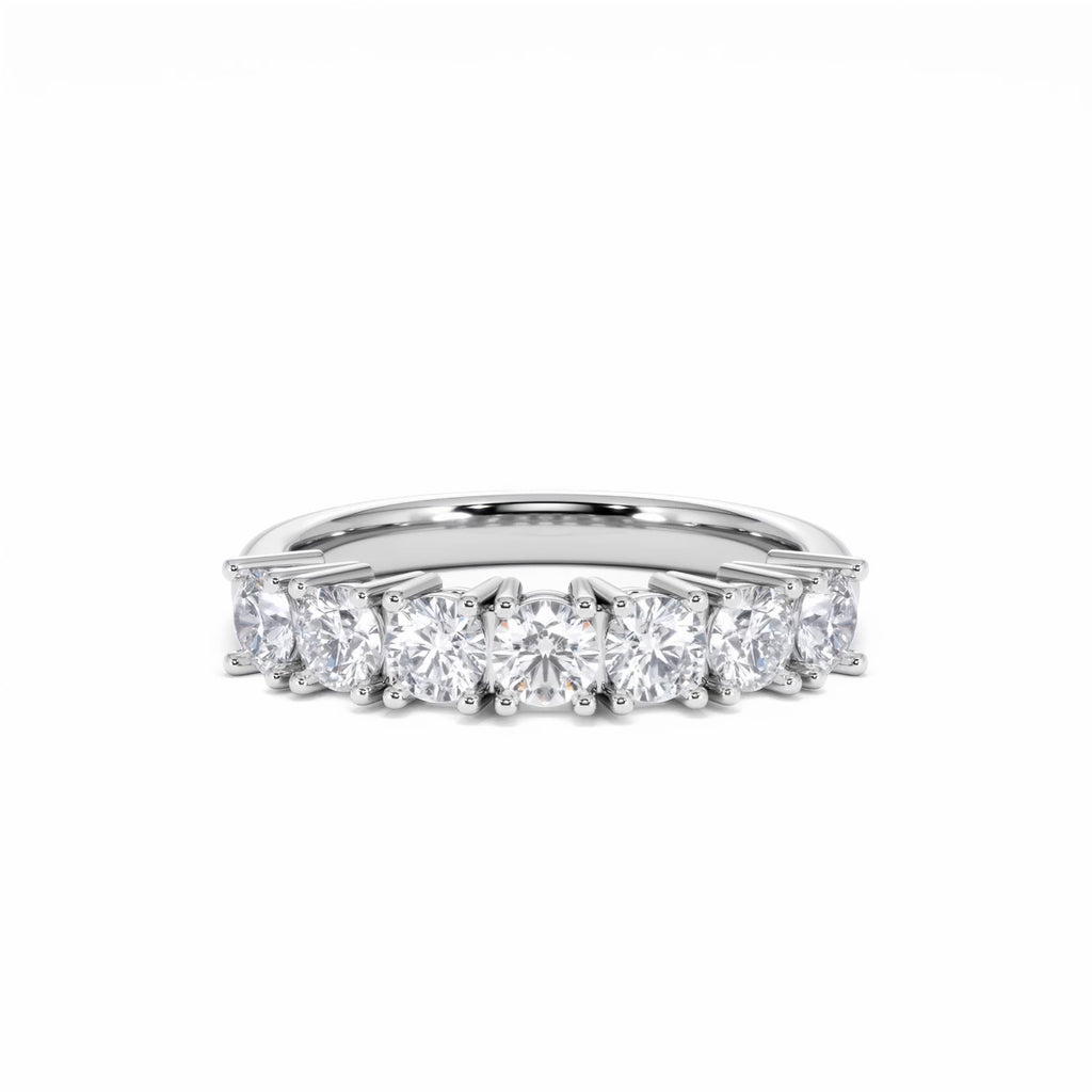 Chloe 7 Stone Lab Diamond Eternity Ring 1.00CT G/VS in 9K White Gold