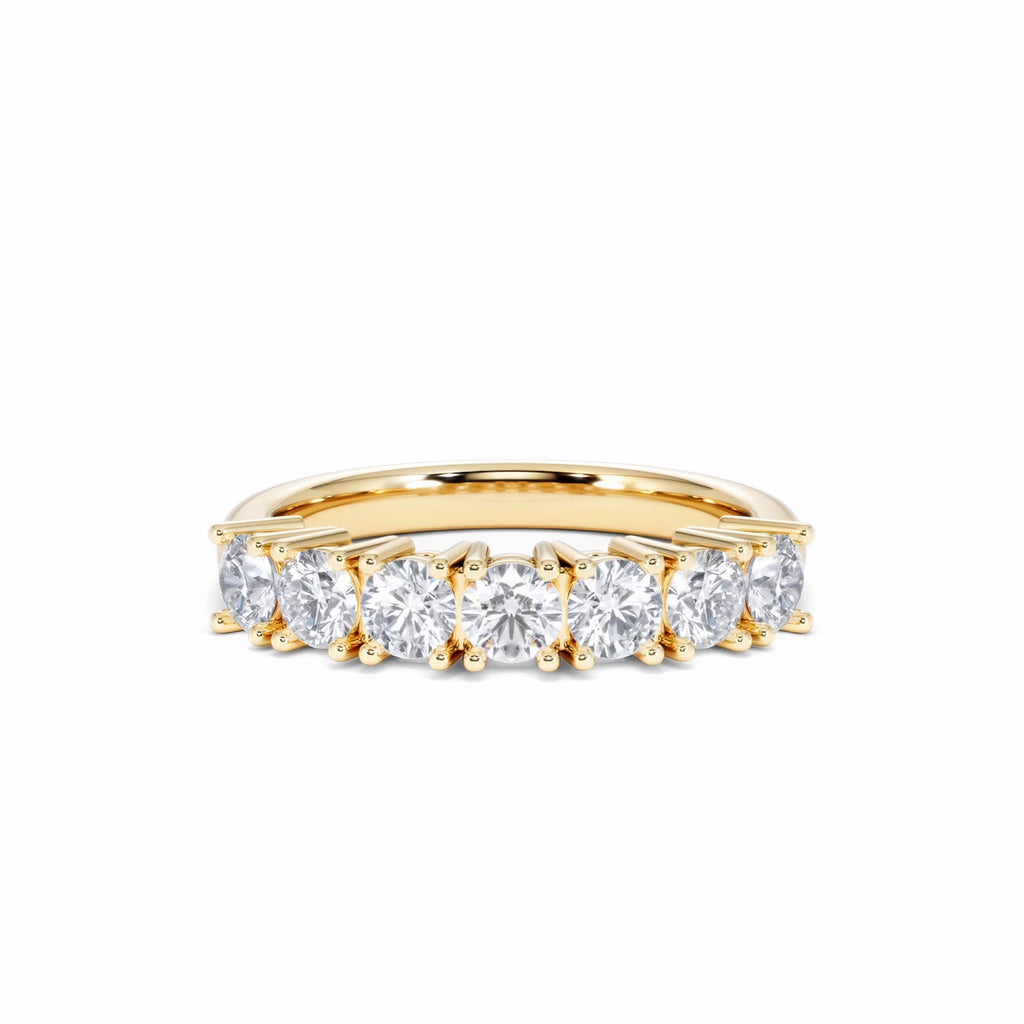 Chloe 7 Stone Lab Diamond Eternity Ring 1.00CT G/VS in 9K Gold