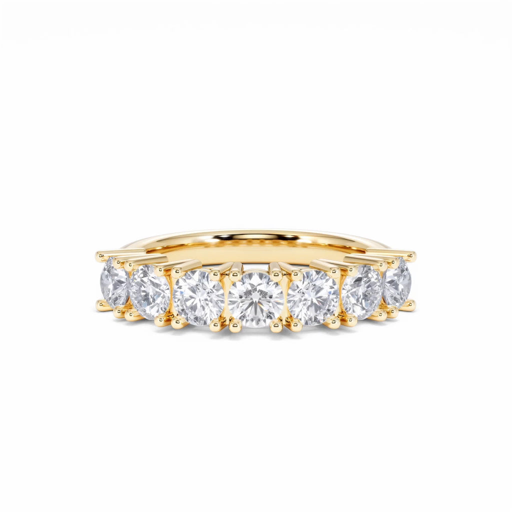 Chloe 7 Stone Lab Diamond Eternity Ring 1.50CT F/VS in 9K Gold