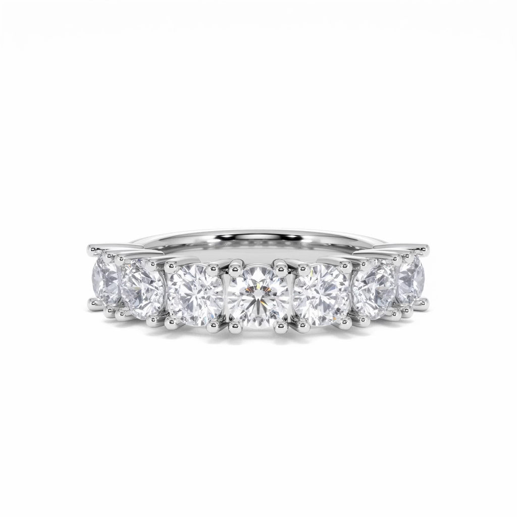 Chloe 7 Stone Lab Diamond Eternity Ring 2.00CT F/VS in 9K White Gold