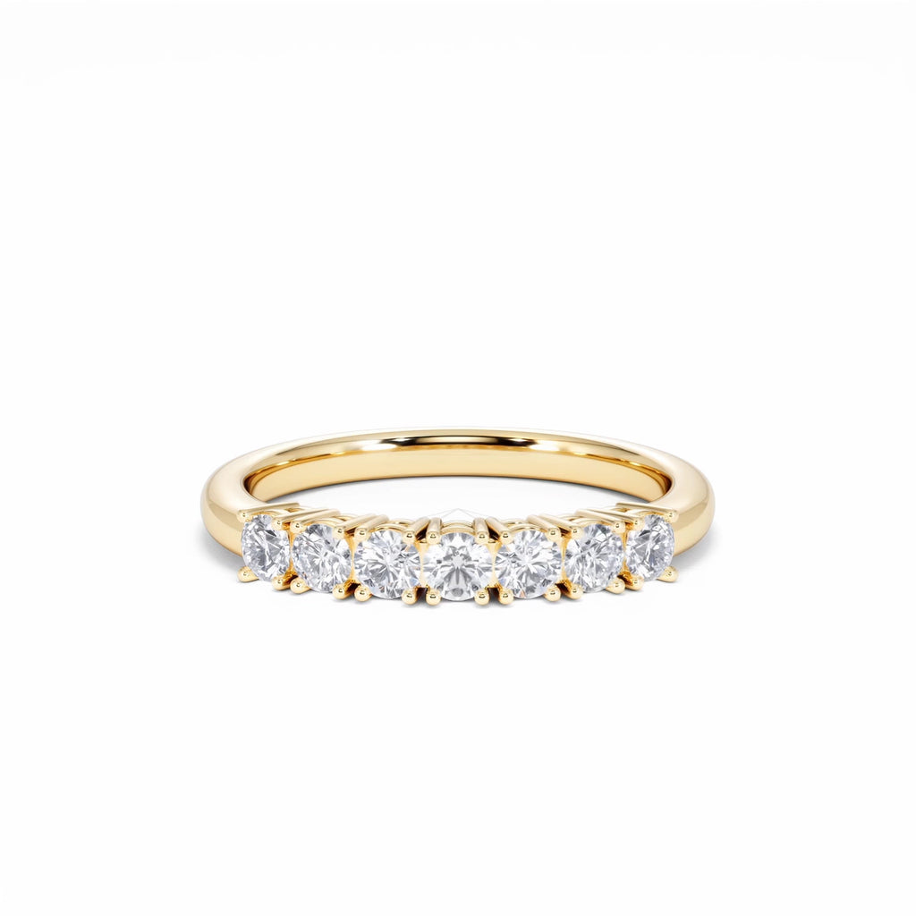 Chloe 7 Stone Lab Diamond Eternity Ring 0.50CT G/VS in 9K Gold