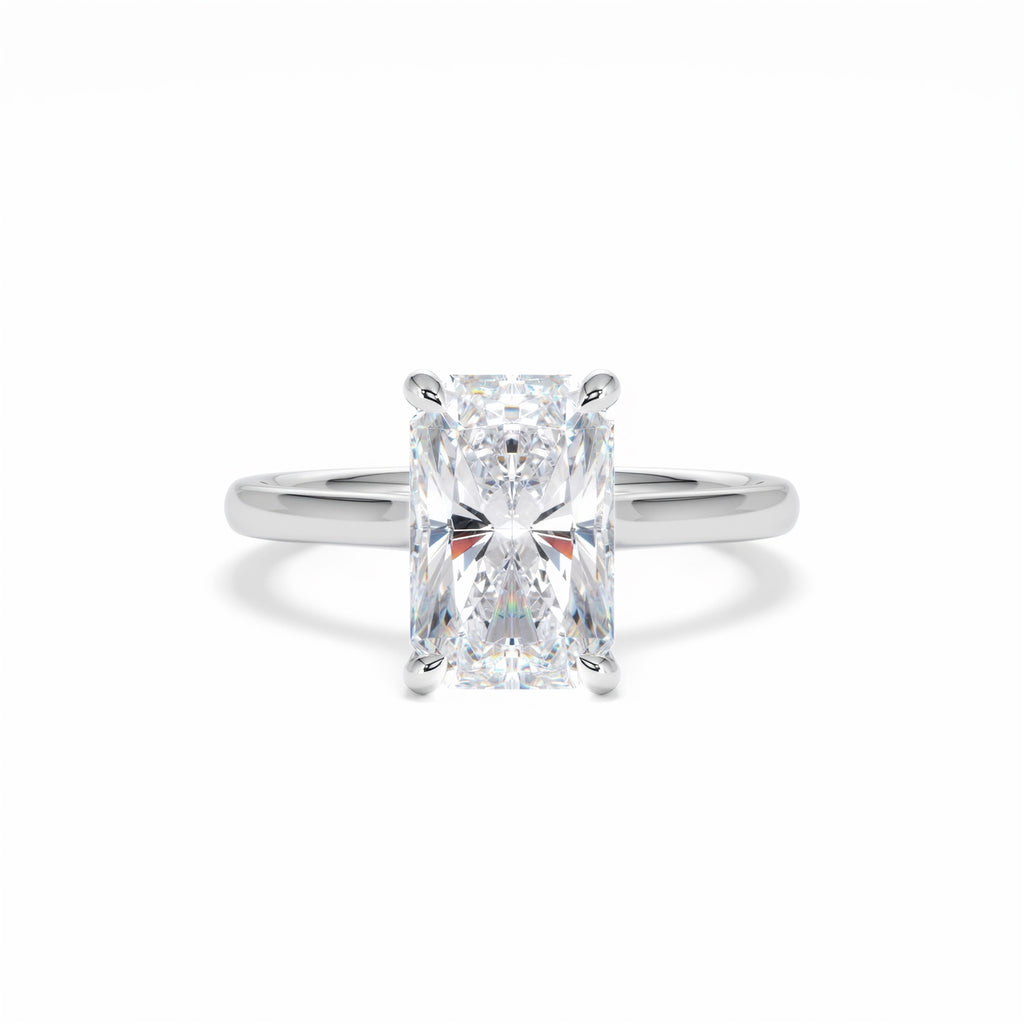 Amora Radiant 3.00ct Lab Diamond Engagement Ring G/VS1 Set in Platinum