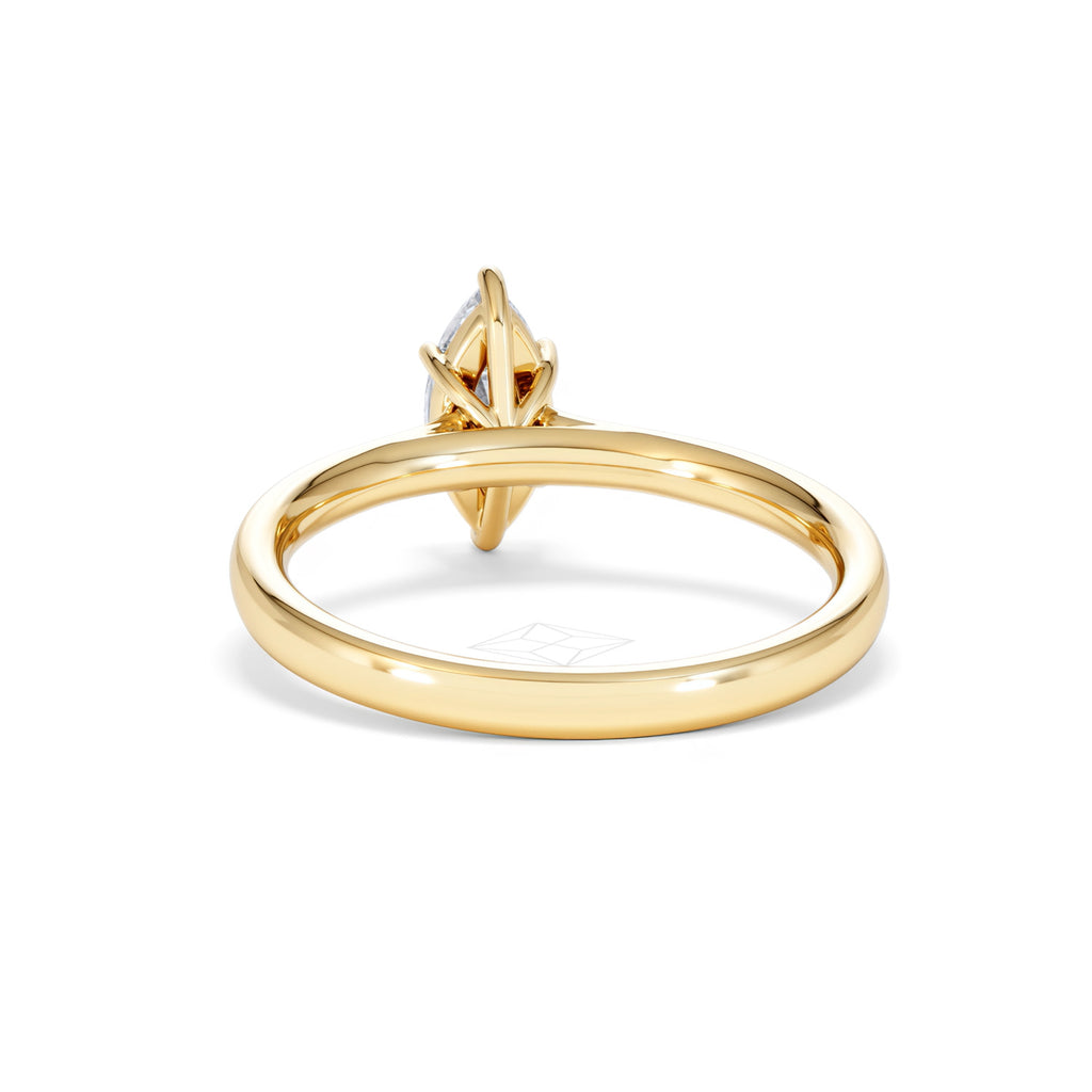 Amora Marquise 0.50ct Engagement Ring F/VS Set in 18K Gold