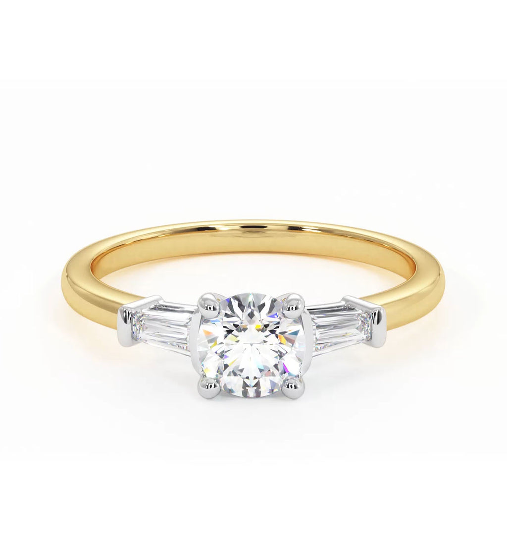 Isadora Diamond Engagement Ring 18KY 0.65ct G/VS2