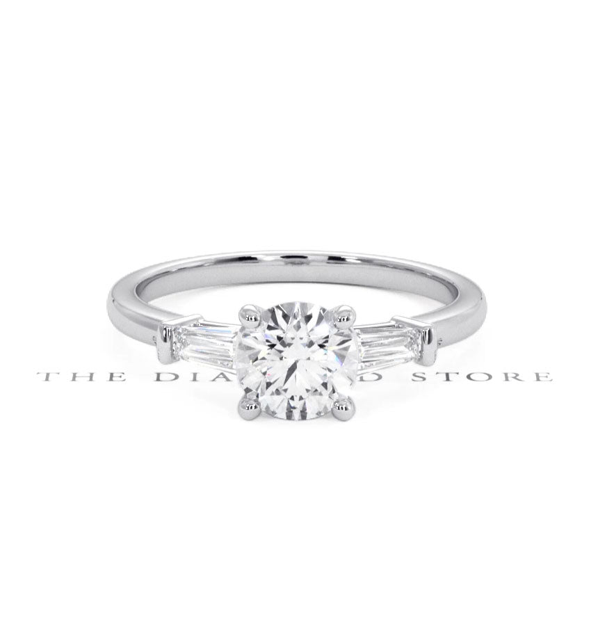 Isadora GIA Diamond Engagement Ring 18KW 0.90ct G/SI2