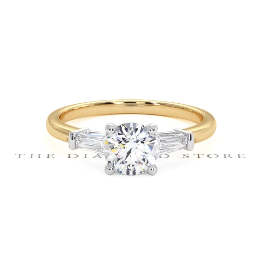 Isadora GIA Diamond Engagement Ring 18KY 0.90ct G/VS2