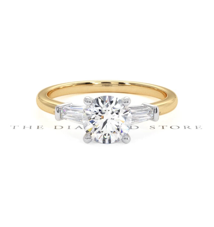 Isadora GIA Diamond Engagement Ring 18KY 1.10ct G/VS2