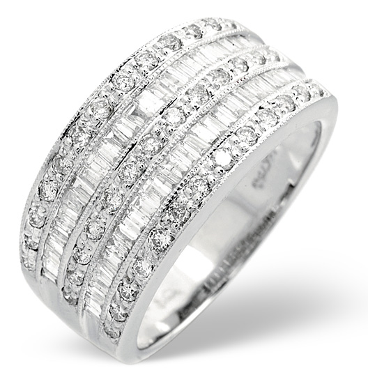 25K White Gold Diamond Ring 25CT - Item N25