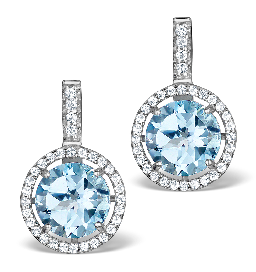 Blue Topaz Earrings | TheDiamondStore.co.uk™