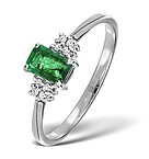 Emerald diamond engagement rings uk